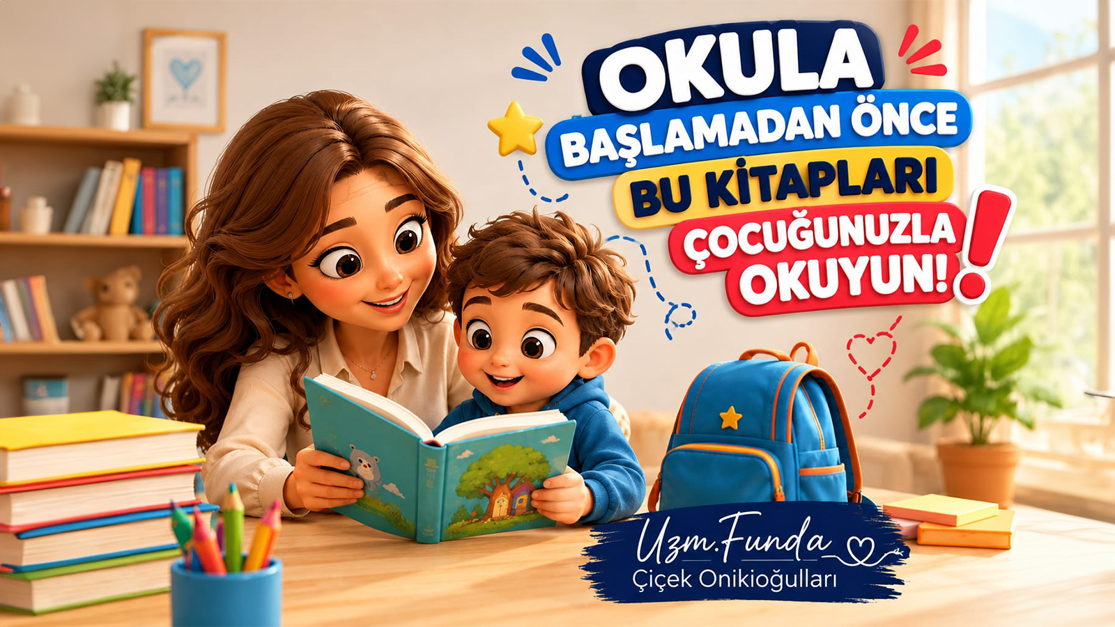 OKULA BAŞLAMA SÜRECİNDE BİRLİKTE OKUYABİLECEĞİNİZ KİTAPLAR
