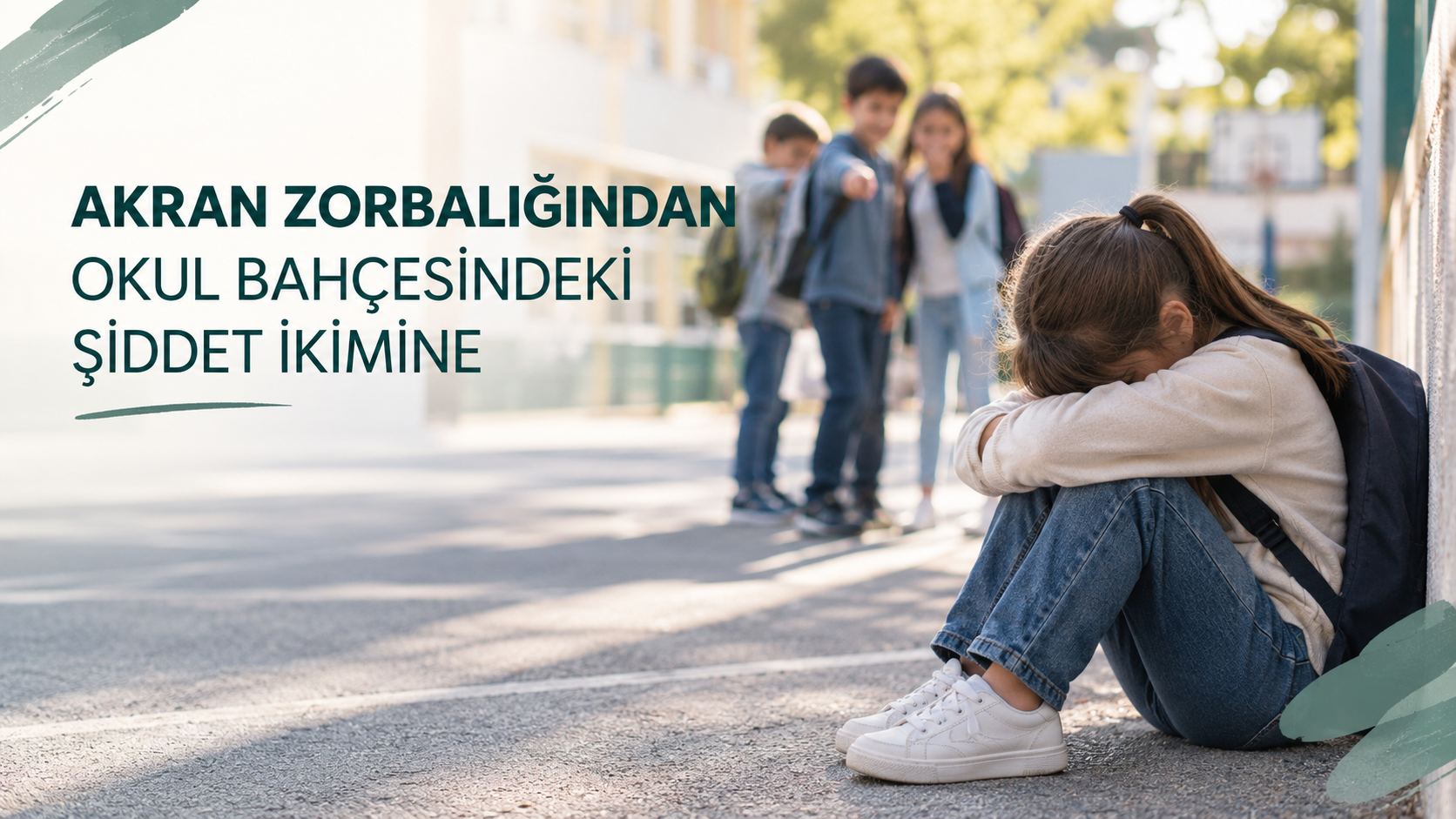 AKRAN ZORBALIĞINDAN OKUL BAHÇESİNDEKİ ŞİDDET İKİMİNE