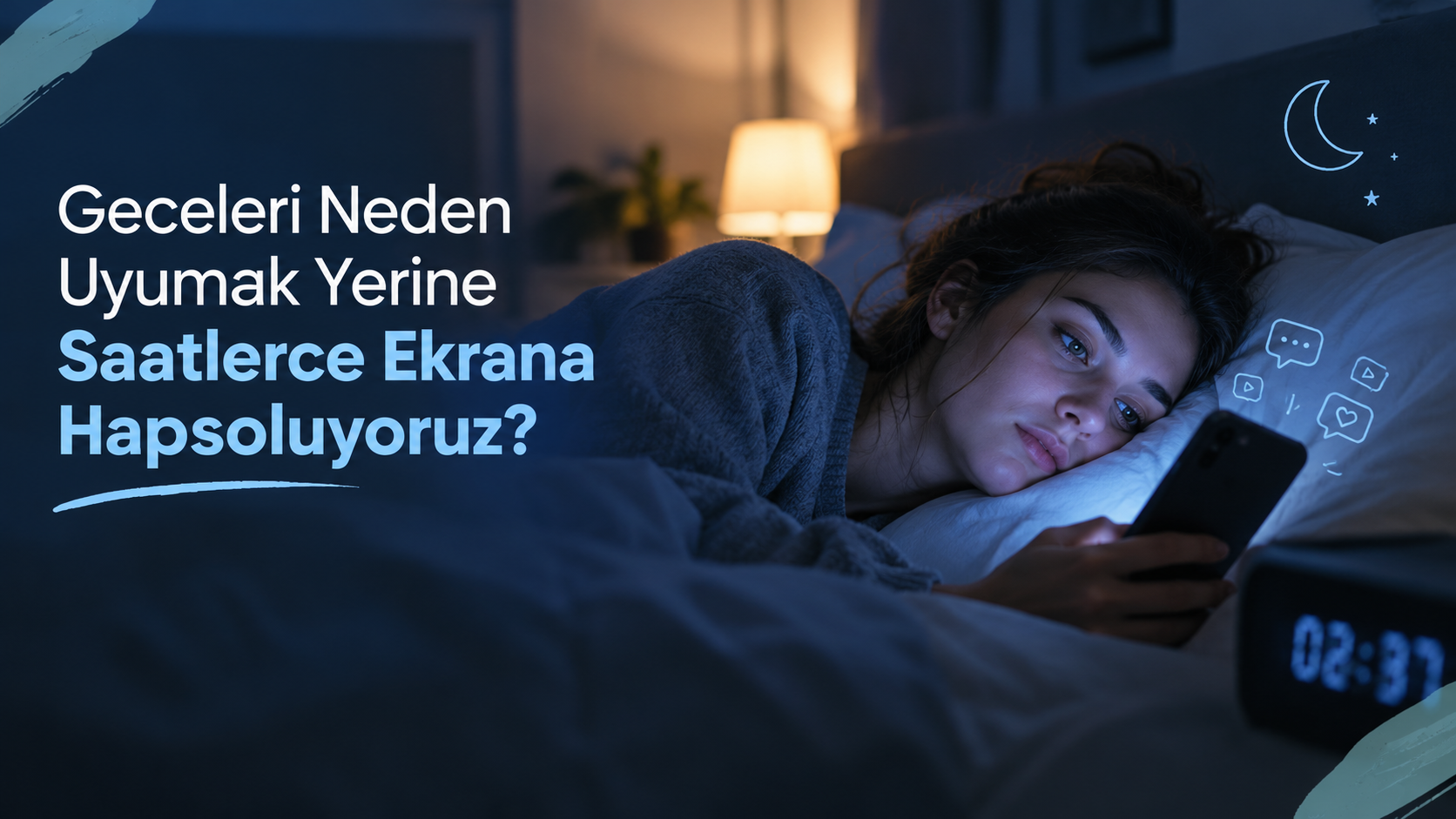 Geceleri Neden Uyumak Yerine Saatlerce Ekrana Hapsoluyoruz?