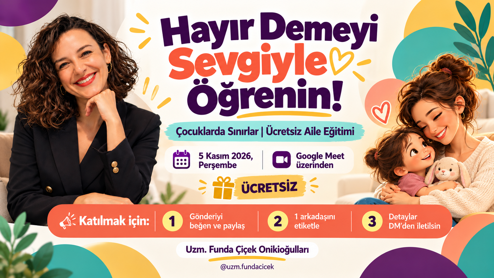 "HAYIR" demeyi sevgiyle öğrenin